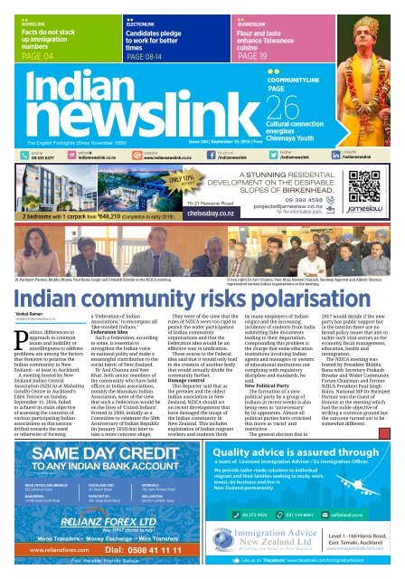 Indian Newslink 15th Sept 2016 Digital Edition