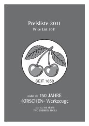 Preisliste 2011 - Kirschen