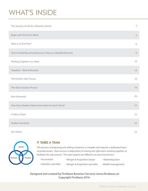 Transition Planning Guide – 2nd Edition