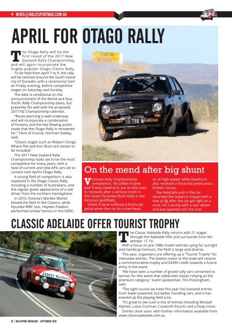 RallySport Magazine September 2016