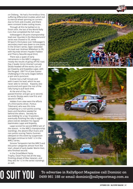 RallySport Magazine September 2016