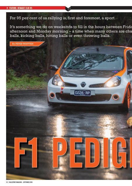 RallySport Magazine September 2016