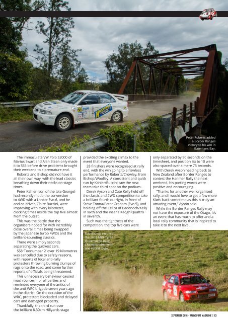 RallySport Magazine September 2016