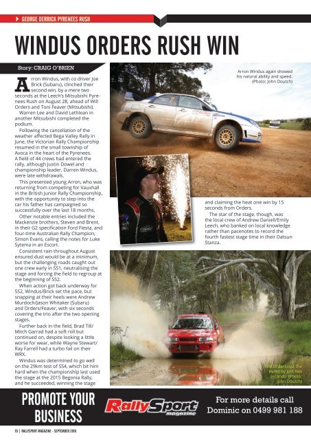 RallySport Magazine September 2016