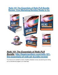 Reiki 101 The Essentials of Reiki PLR Bundle review- Reiki 101 The Essentials of Reiki PLR Bundle $27,300 bonus & discount