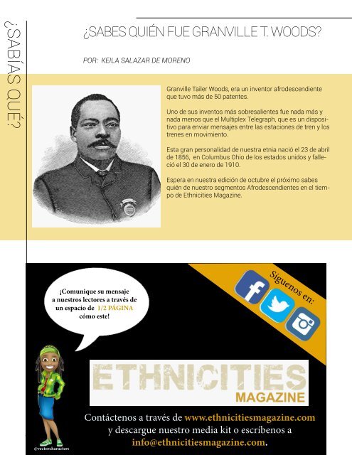 Volumen 3 - Ethnicities Magazine - Septiembre