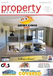 Property News Magazine - Edition 367 - 16 September 2016