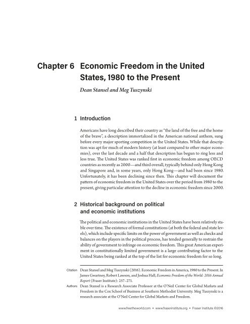 Economic Freedom of the World