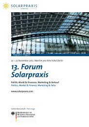 13. Forum Solarpraxis - Timo Leukefeld