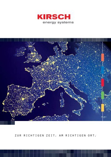 zur richtigen zeit. am richtigen ort. - KIRSCH-Energie