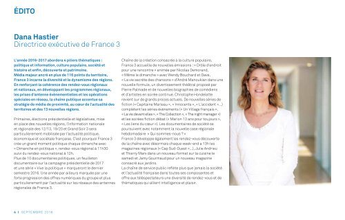 Rentrée des programmes sur France 3 Aquitaine