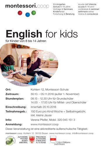 English for kids 2016