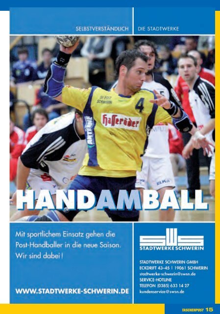 auch als PDF-Datei - SV Post Schwerin - Handball-Bundesliga
