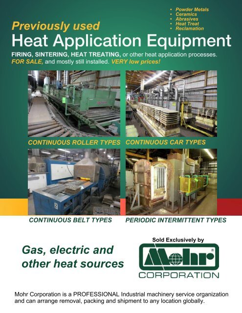 2015 Heat Application equipment