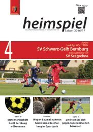 heimspiel 2016/17 - 4. Spieltag