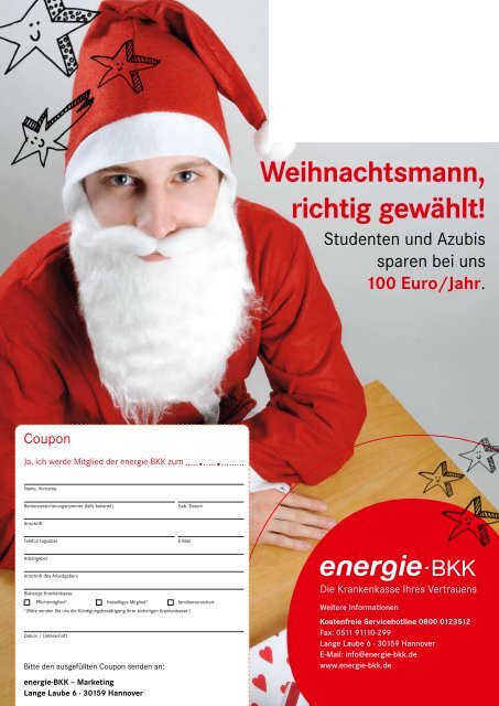 Weihnachtsspiele - energie-BKK