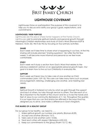 Lighthouse Ministry Covenant