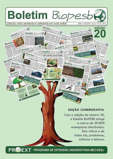 Boletim BioPESB 2016 - Edição 20