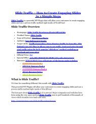 Slide Traffic REVIEW - DEMO of Slide Traffic 