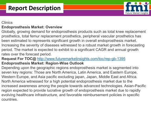 Endoprosthesis Market