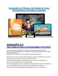 Amazingpro 2.0 review & Amazingpro 2.0 $22,600 bonus-discount