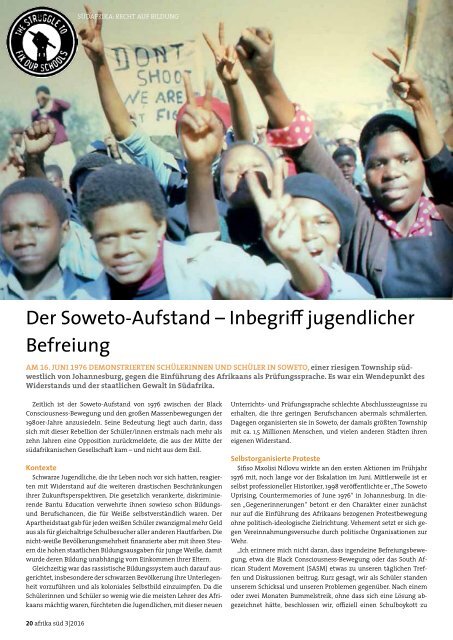 Soweto und das Recht auf Bildung