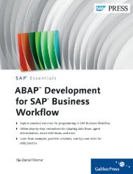 ABAP Development for SAP Business Workflow 