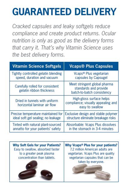Doctor's Vitamin Science Brochure