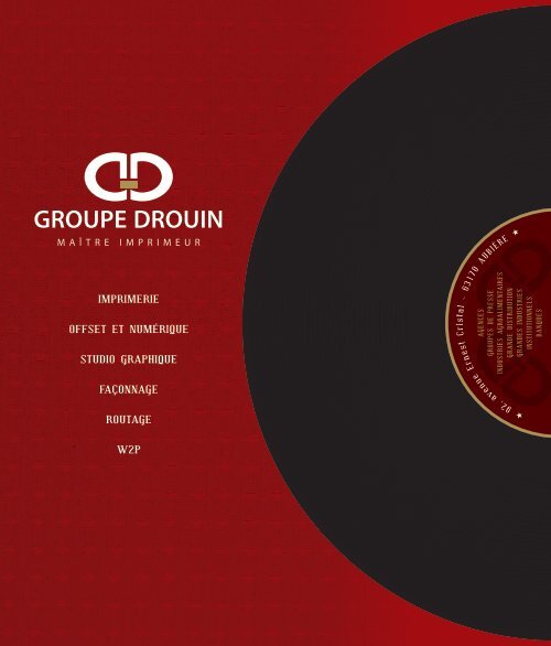 Plaquette Groupe Drouin