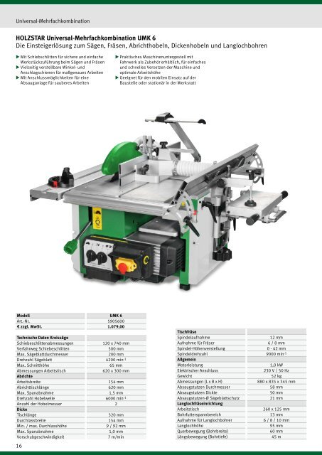 Holzstar Hauptkatalog