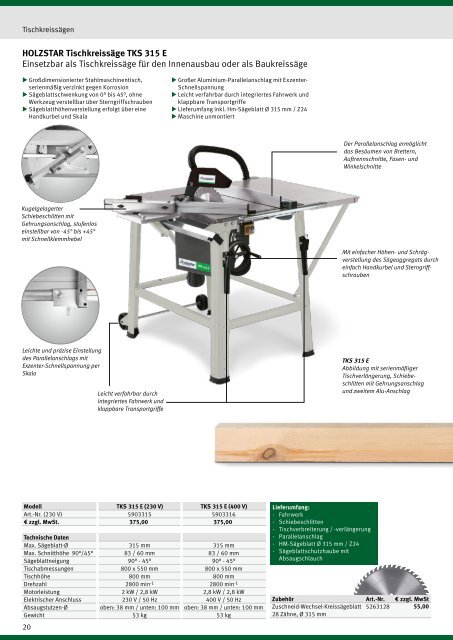 Holzstar Hauptkatalog