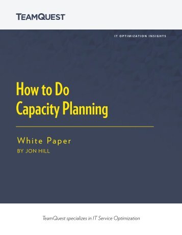 Capacity Planning