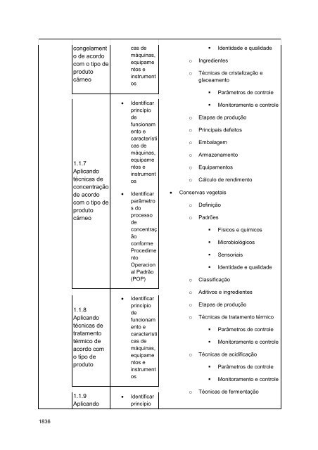 Alimentos e Bebidas