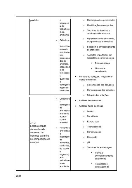 Alimentos e Bebidas