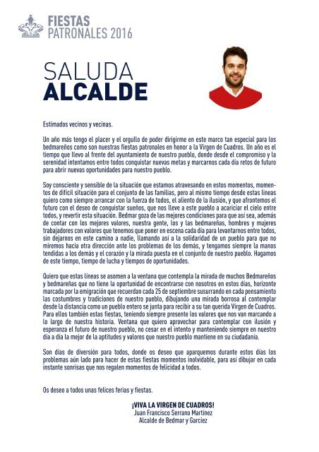 SALUDA ALCALDE