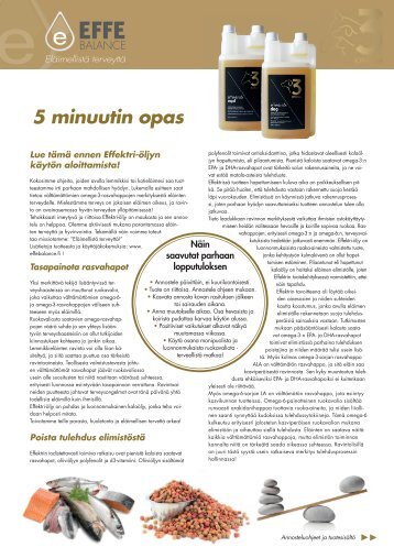 5 minuutin opas