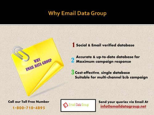 JD Edwards Customers List from Email Data Group