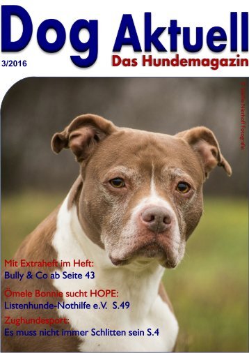 Dog Aktuell Das Hundemagazin 3-2016