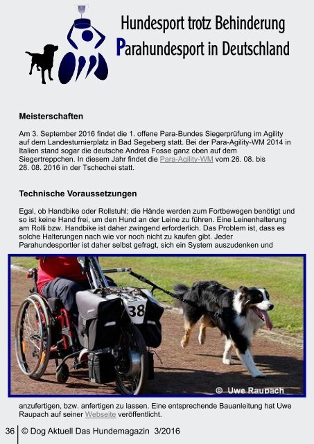 Dog Aktuell Das Hundemagazin 3-2016