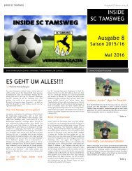 Ausgabe 8 - INSIDE SC TAMSWEG