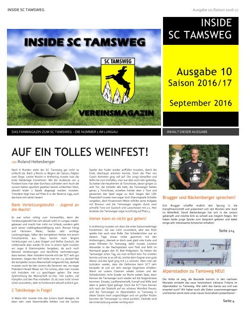 Ausgabe 10 - INSIDE SC TAMSWEG