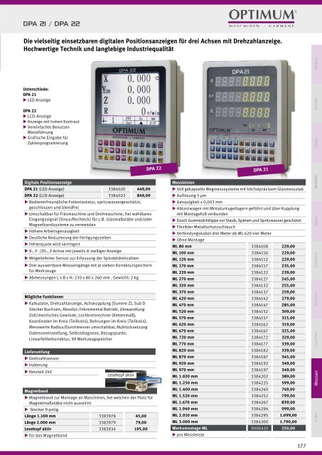 OPTIMUM Hauptkatalog