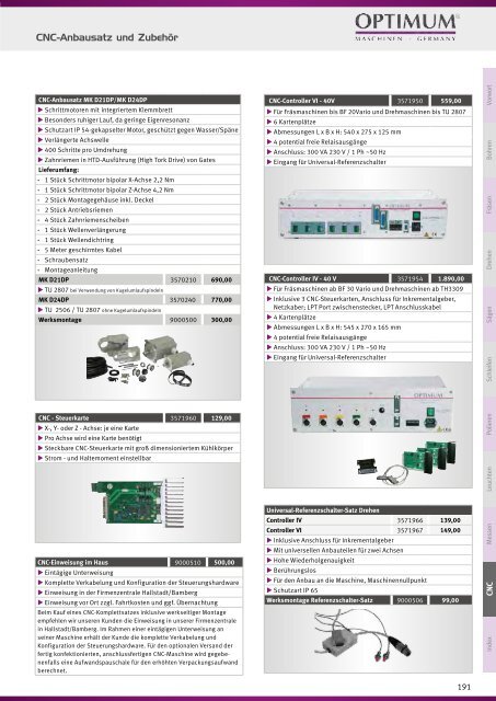 OPTIMUM Hauptkatalog