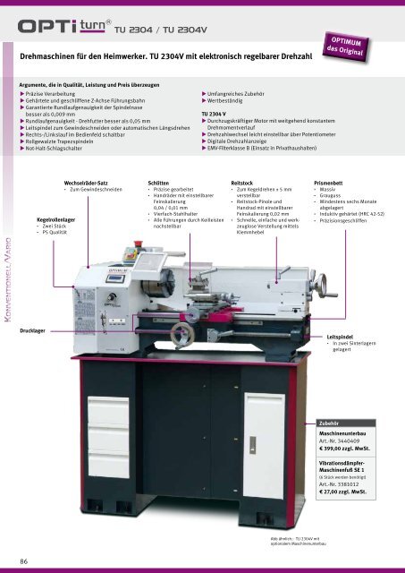 OPTIMUM Hauptkatalog