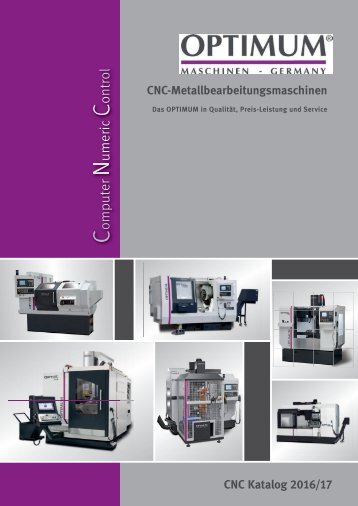 OPTIMUM CNC-Metallbearbeitungsmaschinen
