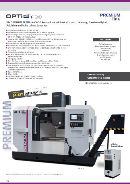 OPTIMUM CNC-Metallbearbeitungsmaschinen