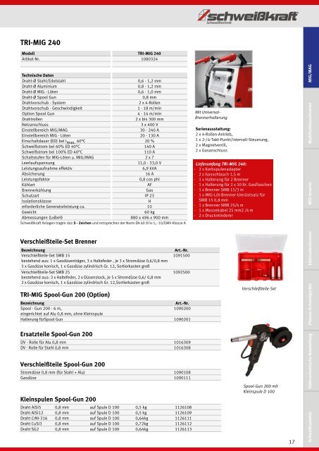 SCHWEISSKRAFT Hauptkatalog