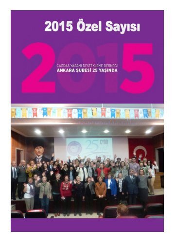 cydd ankara 2015 ozel sayi