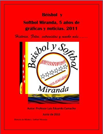 2º Año de  Béisbol  y Softbol Miranda. 2011