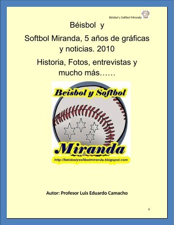 Beisboly Softbol Miranda 2010